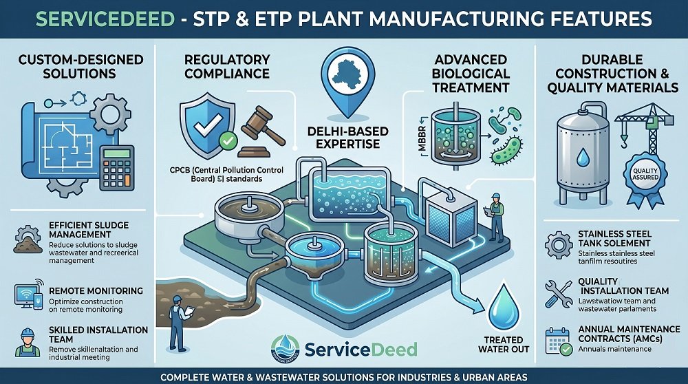 Sewage Treatment Plant Manufacturers in Faridabad | STP & ETP